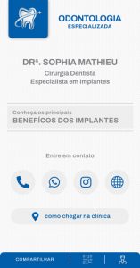 W'Card_Cartão de Visita Digital para Dentistas