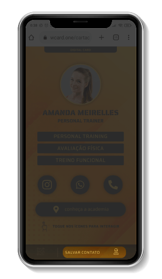 W'Card Personal Trainer Savar Contato